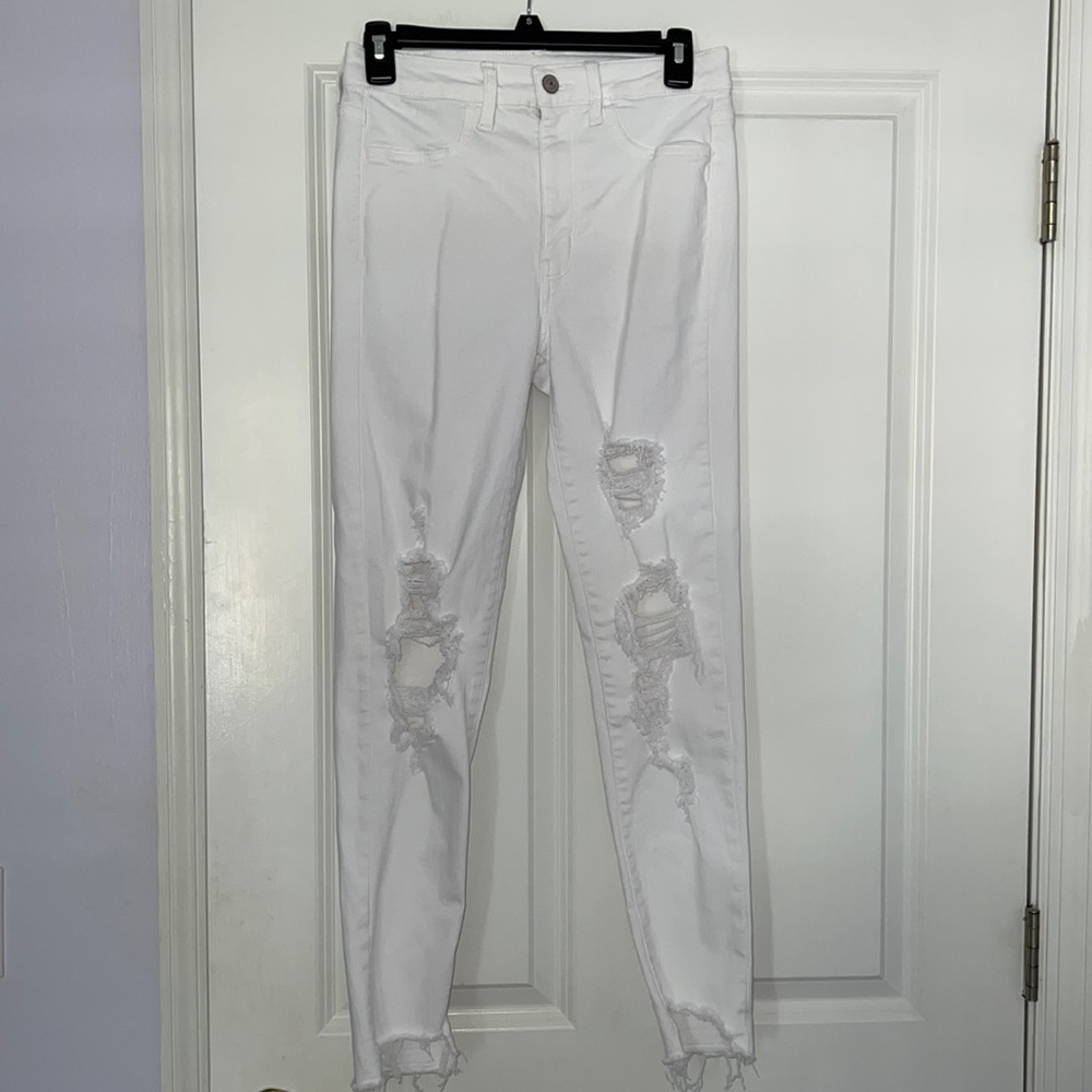 American Eagle Stretchy Ripped Skinny Jeans